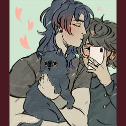 2c flat color sketch